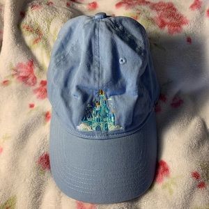 Disney Cinderella Castle Blue Baseball Cap